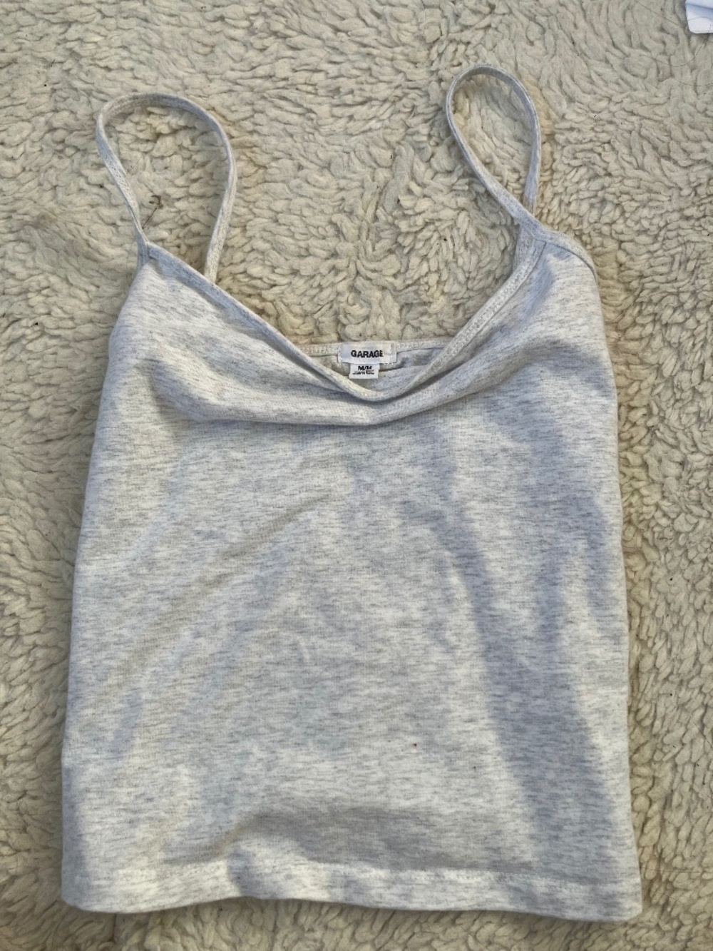BNWOT Garage Cotton Sleek Grey Cami